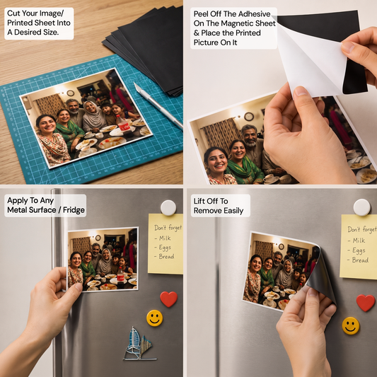 A4 Flexible Magnet Sheet for DIY, Crafts & Displays
