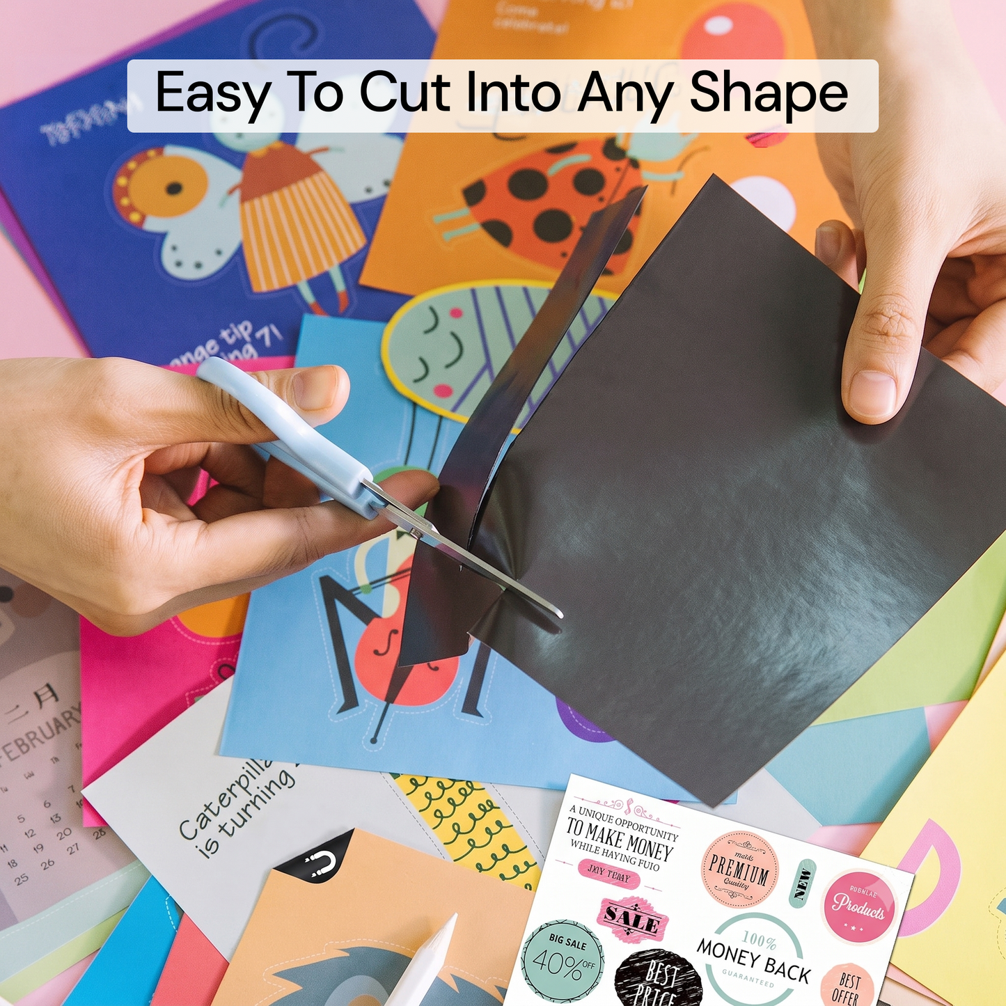 A4 Flexible Magnet Sheet for DIY, Crafts & Displays
