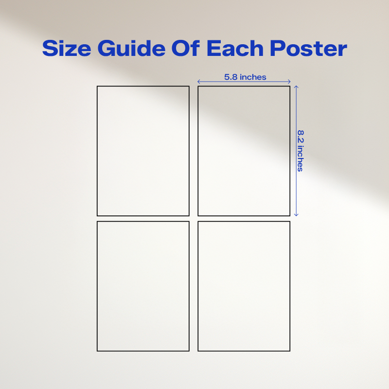 Retro Gaming Console Poster Set of 4