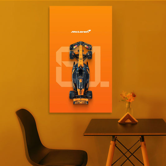 McLaren F1 Precision Vertical Poster