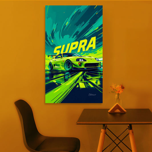 Supra Racing Drift Vertical Poster