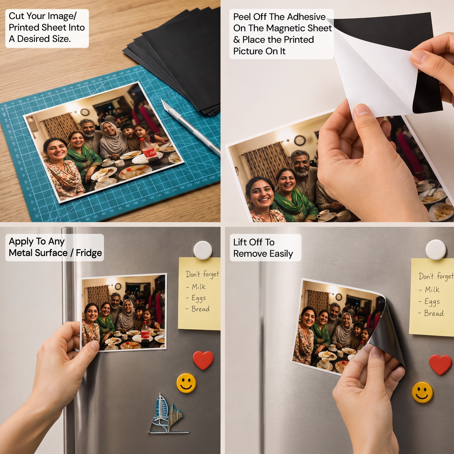 A4  Flexible Magnet Sheet for DIY, Crafts & Displays