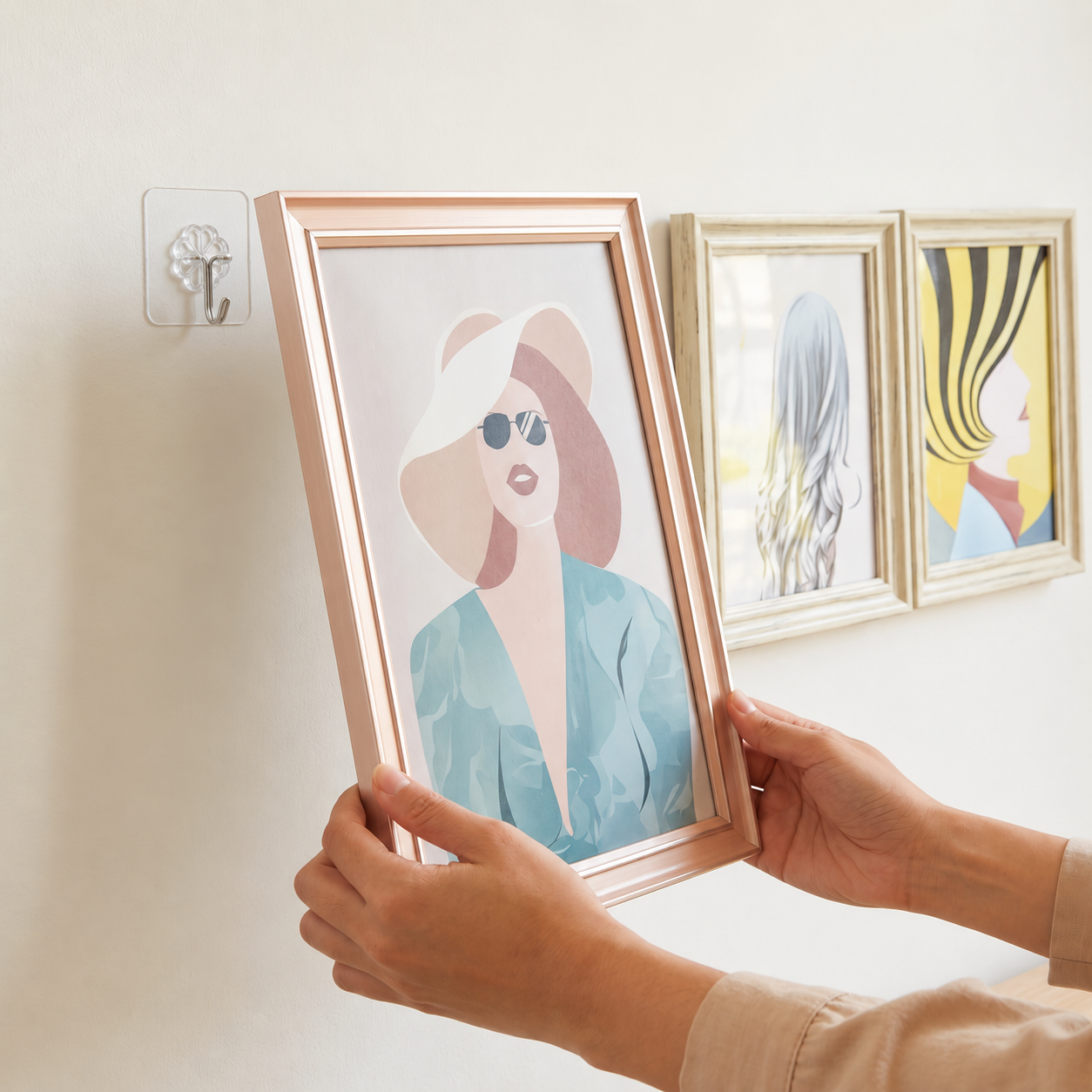 Transparent Self-Adhesive Wall Hook - Wall Organizer