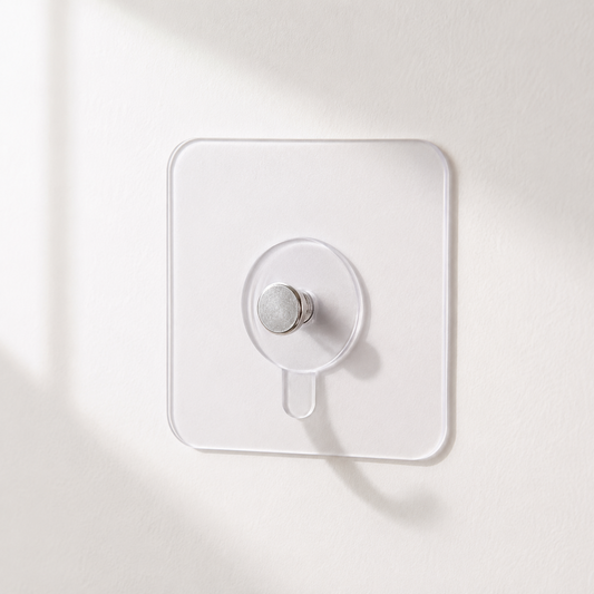 Transparent Self-Adhesive Screw Wall Mount (No-Drill)
