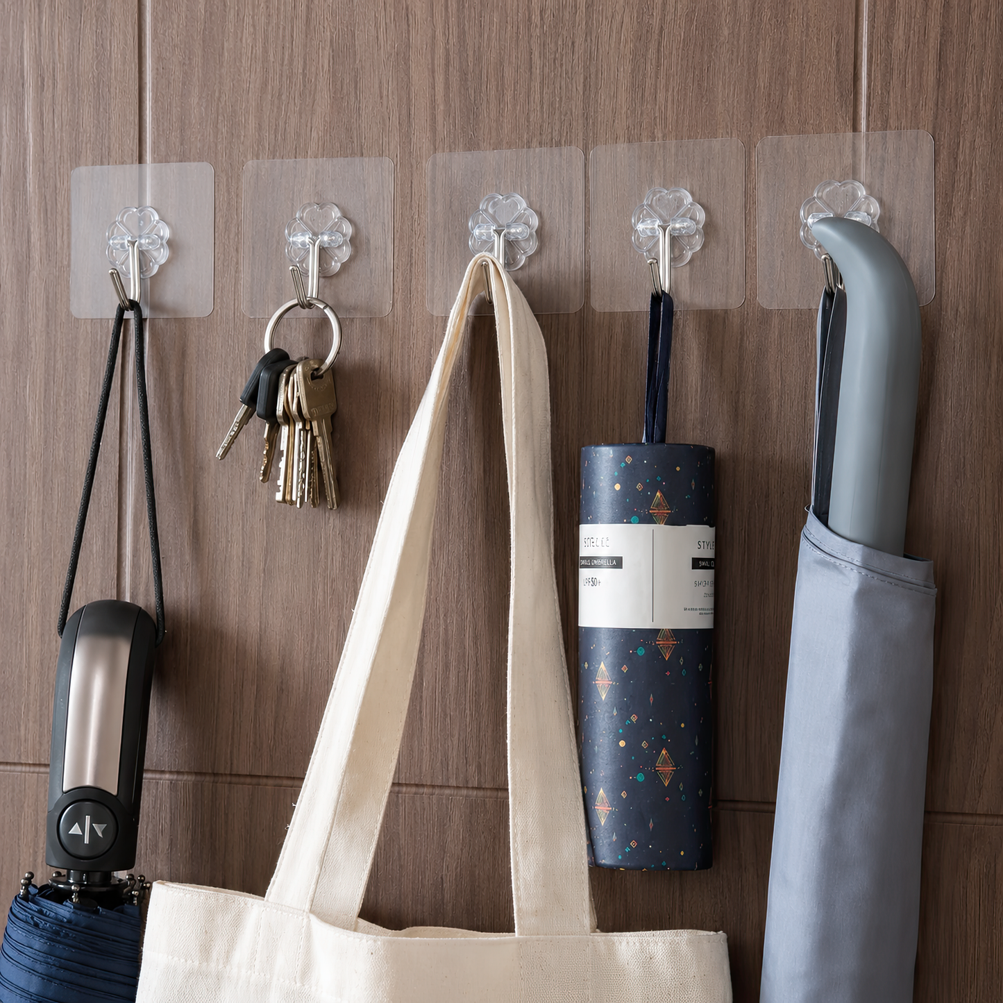 Transparent Self-Adhesive Wall Hook - Wall Organizer