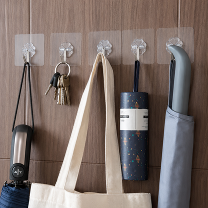 Transparent Self-Adhesive Wall Hook - Wall Organizer