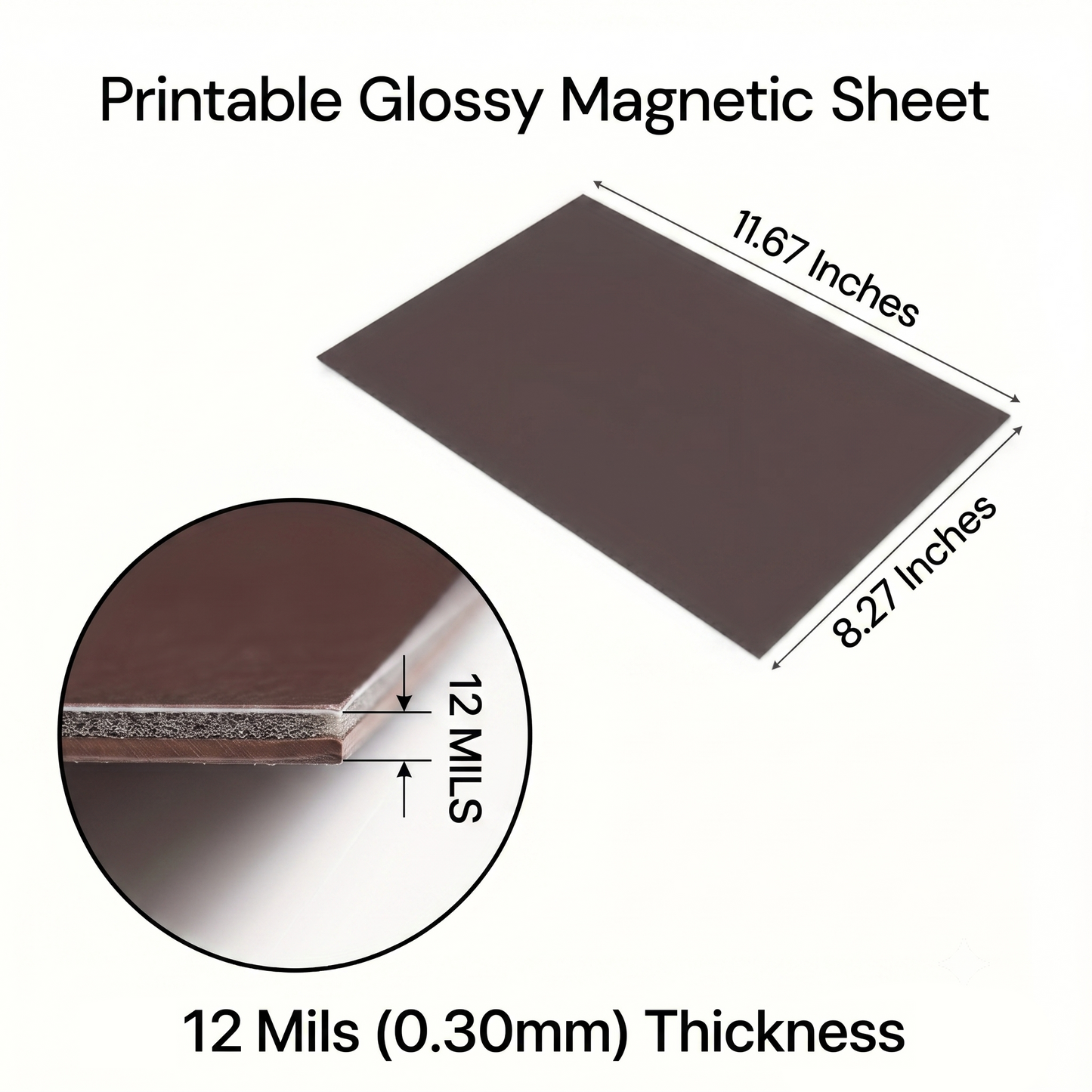 A4  Flexible Magnet Sheet for DIY, Crafts & Displays