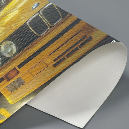 BMW M3 E30 Yellow JDM Style Textura