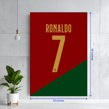 Cristiano Ronaldo Portugal Jersey Textura