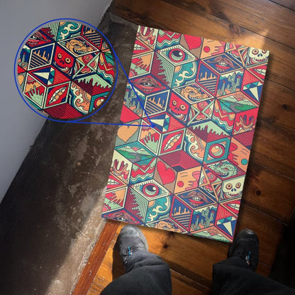 Geometric Pop Art Surreal Pattern Textura