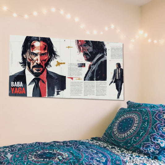 John Wick Baba Yaga Horizontal Poster