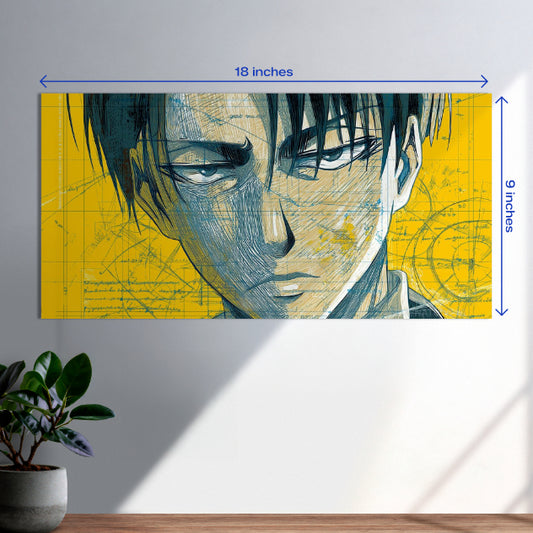 Levi Ackerman Attack on Titan Horizontal Poster