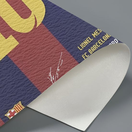 Lionel Messi FC Barcelona Jersey Textura