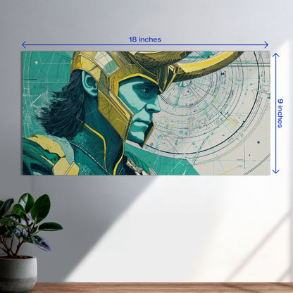 Loki Marvel God of Mischief Horizontal Poster