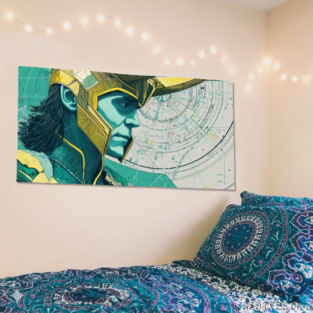 Loki Marvel God of Mischief Horizontal Poster
