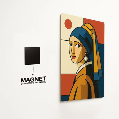 Magnetic Mounting Tape - No-Nail Solution For Metal Poster (4x5")