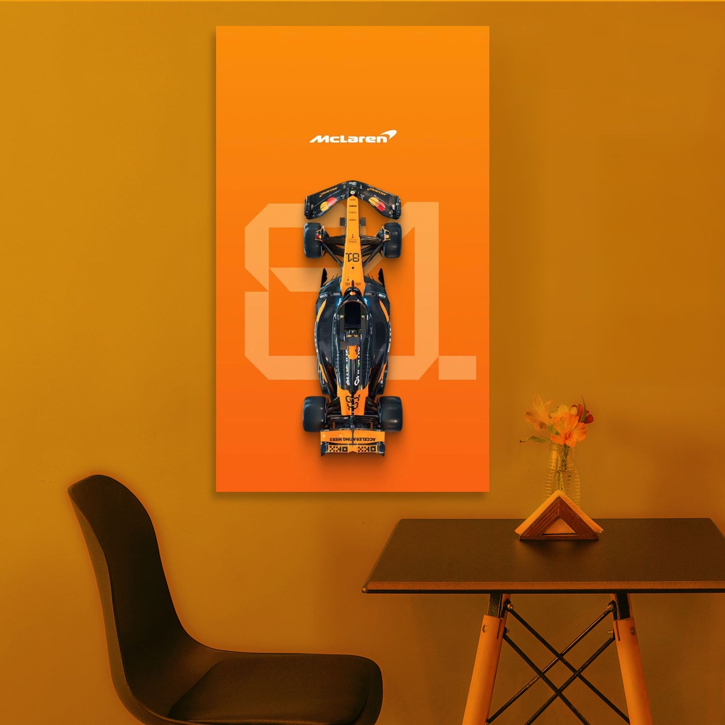 McLaren F1 Precision Vertical Poster