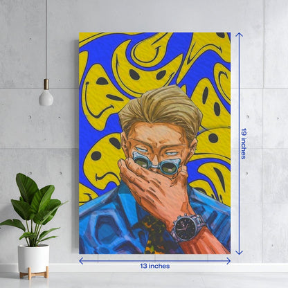 Nanami Kento Jujutsu Kaisen Smiley Textura