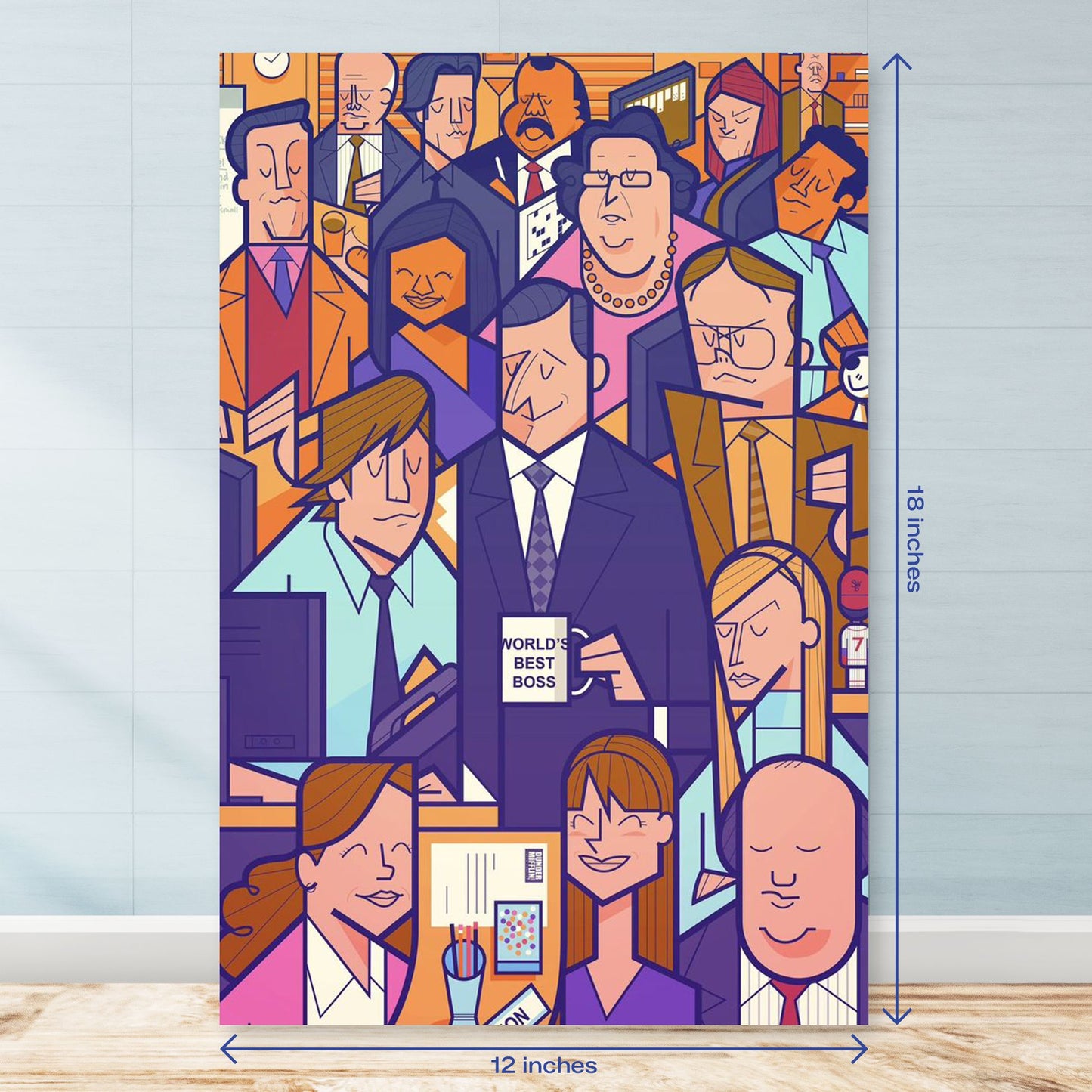 Office World Best Boss Vertical Poster
