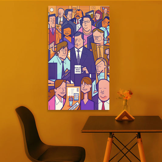 Office World Best Boss Vertical Poster