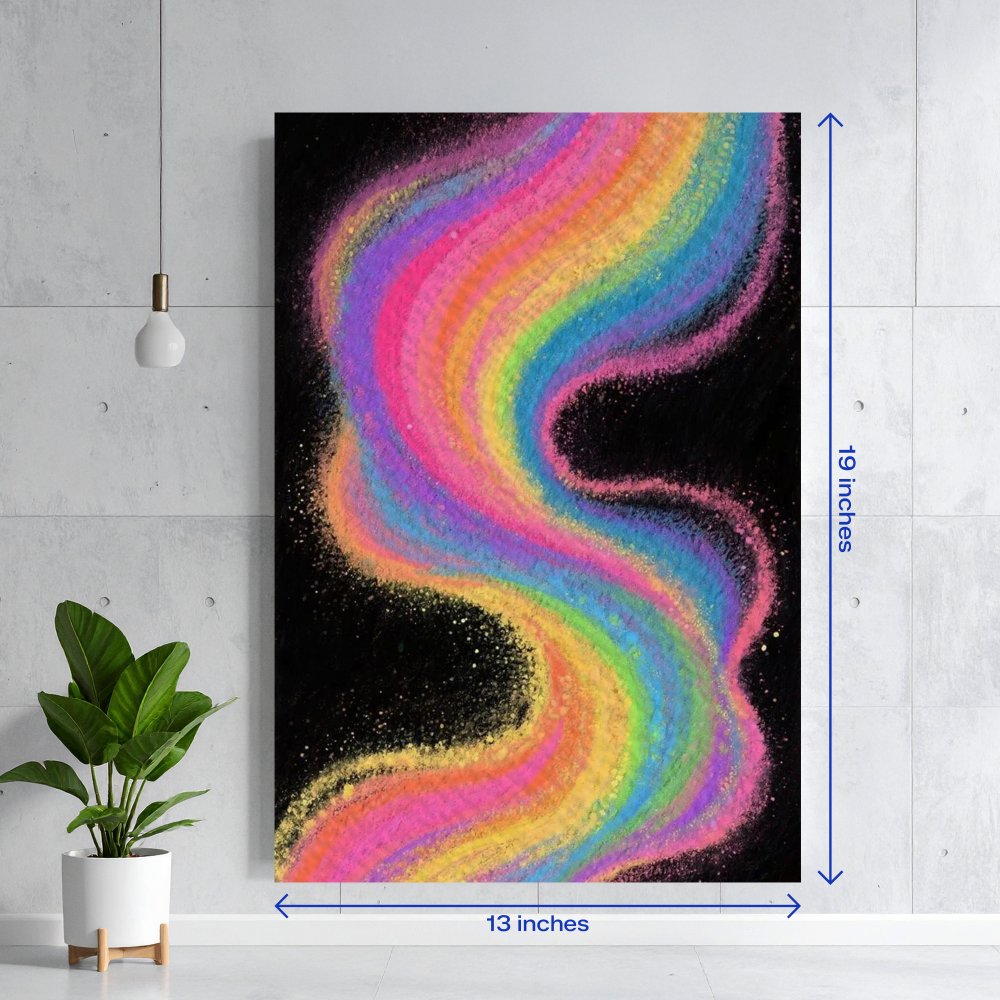 Rainbow Nebula Space Abstract Textura