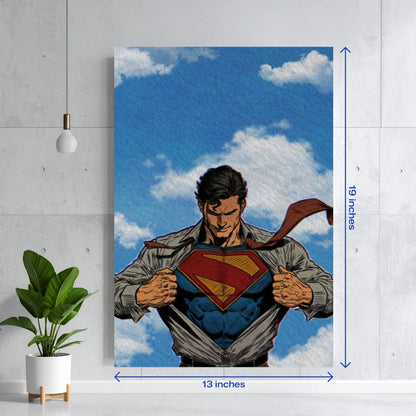 Superman Clark Kent Shirt Rip DC Comics Textura