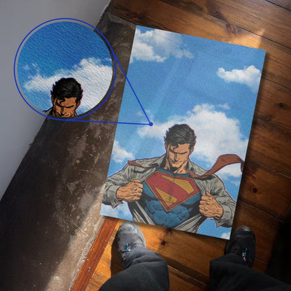 Superman Clark Kent Shirt Rip DC Comics Textura