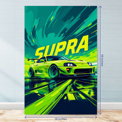 Supra Racing Drift Vertical Poster