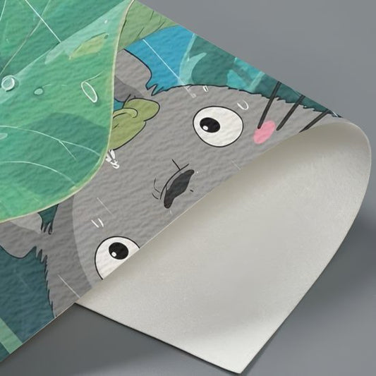 Totoro Studio Ghibli Leaf Rain Textura