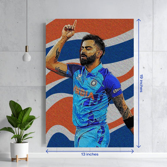 Virat Kohli India Cricket Jersey Textura