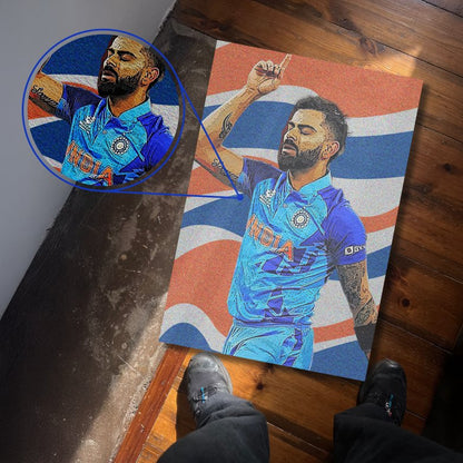 Virat Kohli India Cricket Jersey Textura