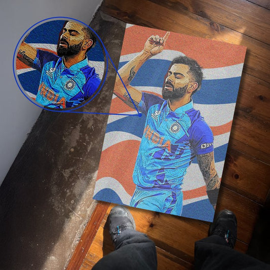 Virat Kohli India Cricket Jersey Textura