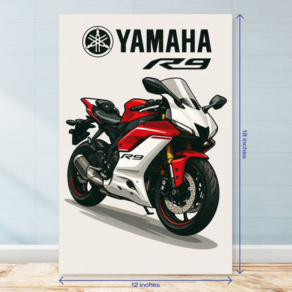 Yamaha R9 Speed Legend Vertical Poster