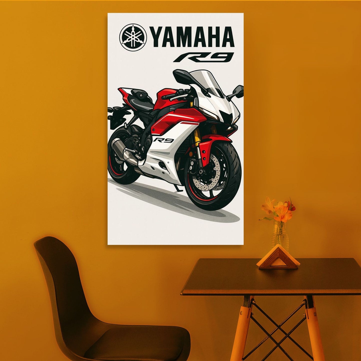 Yamaha R9 Speed Legend Vertical Poster
