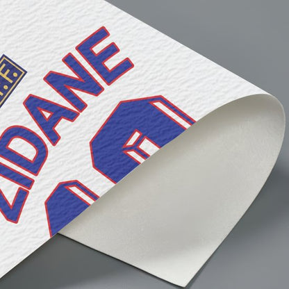 Zinedine Zidane France Jersey Textura